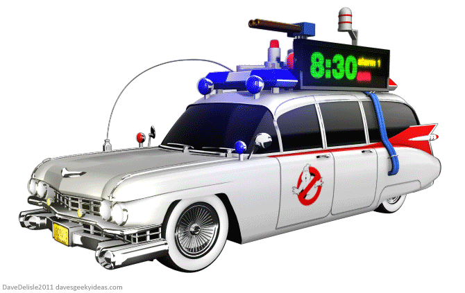 Ecto-1 Alarm Clock Dave Delisle davesgeekyideas