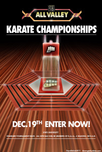 Karate Kid 1984 Tournament Poster All Seasons Karate Championship Kobra Kai