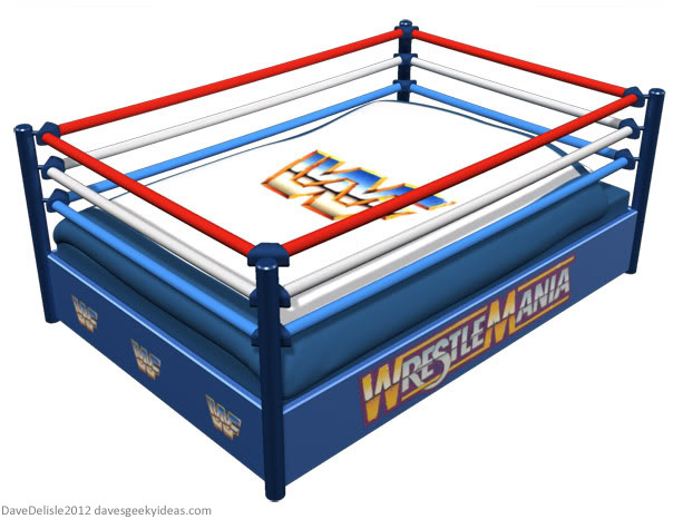 WWE WWF Wrestling Ring Bed