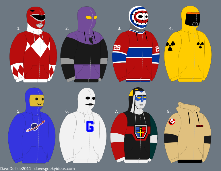 Full Zip Hoodies Ideas Designs Voltron Power Rangers Ken Dryden BTTF Community NBC