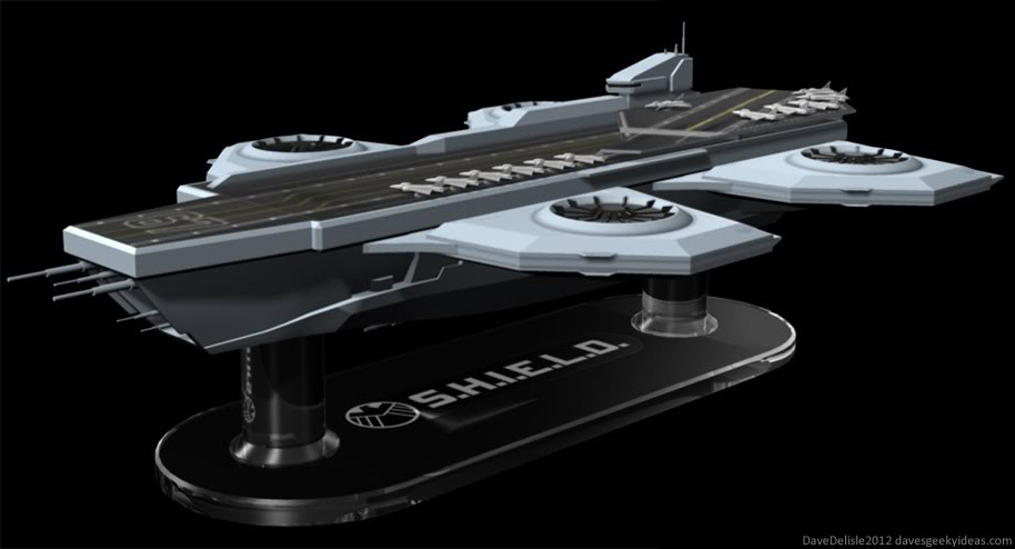 SHIELD Helicarrier Blu-Ray Case 2012 Dave Delisle davesgeekyideas