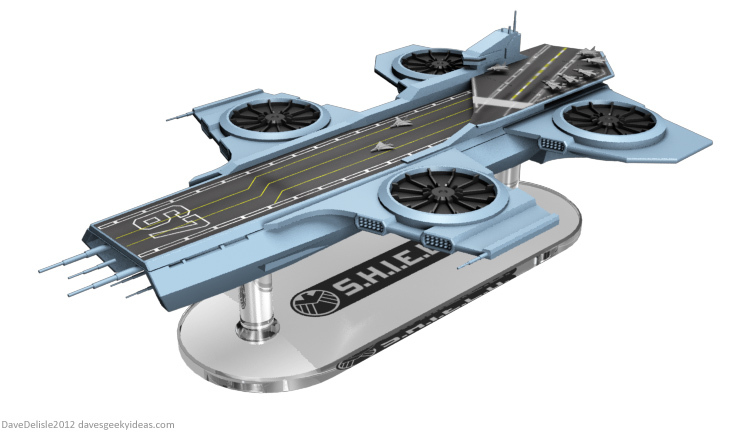 Avengers Helicarrier Blu-Ray Case by Dave's Geeky Ideas