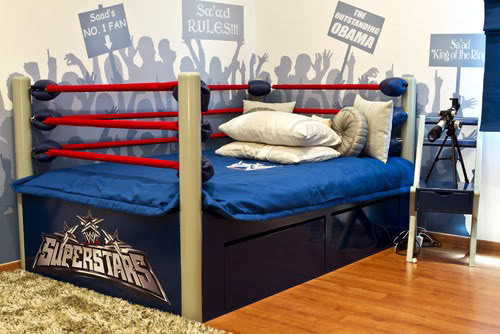 Custom WWF WWE Wrestling Ring Bed