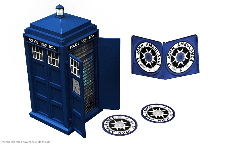 Tardis Blu-Ray Case by davesgeekyideas