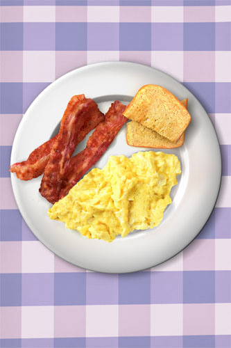 Ron Swanson Breakfast Poster Bacon And Eggs