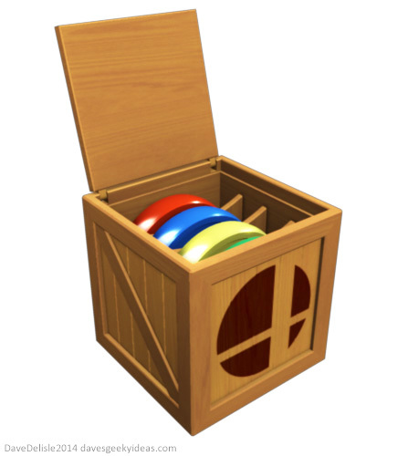 Smash Bros Select Screen Coasters Crate 