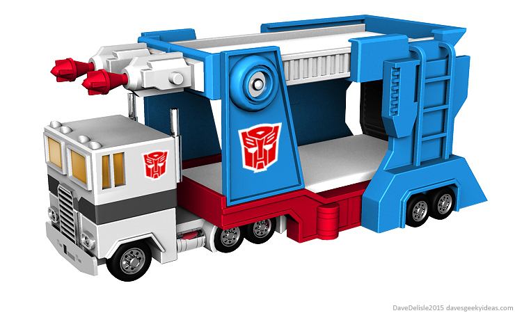 Transformers Bunk Bed design by Dave Delisle davesgeekyideas
