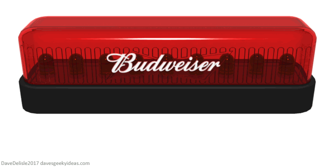Budweiser Mini Red Light by Dave Delisle
