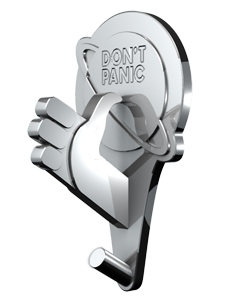 Hitchhikers-Guide-Galaxy-Chrome-Bathroom-Towel-Hook-by-Dave-Delisle-davesgeekyideas