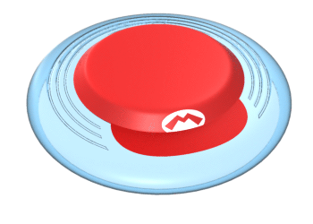 Super Mario hat Frisbee by Dave Delisle