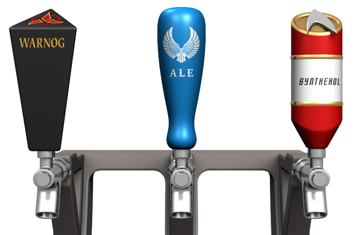 Star Trek beer tap dispenser by Dave Delisle