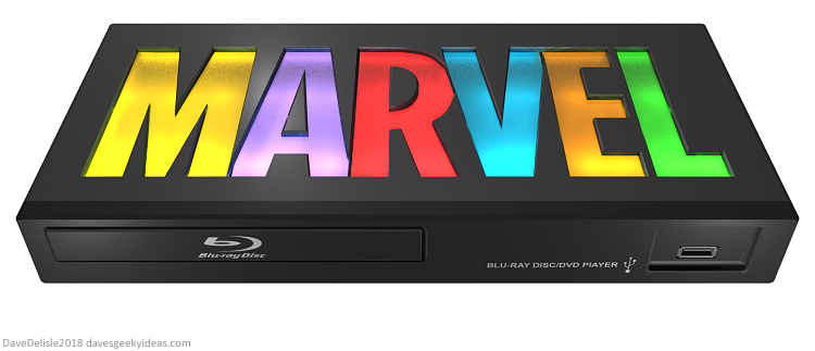 Marvel Studios Blu-Ray Player Design by Dave Delisle