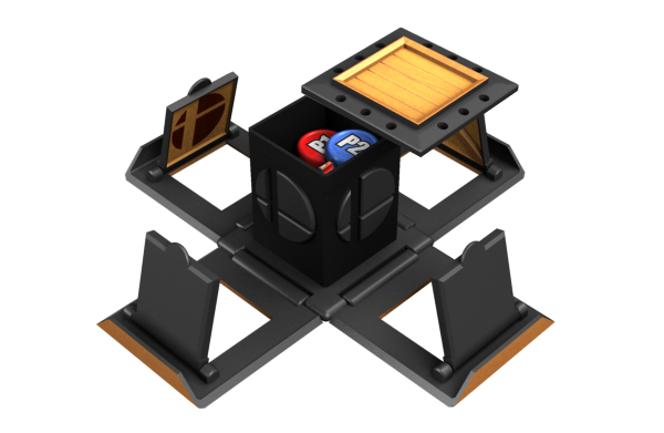 Nintendo Switch Smash Bros. Crate Stand design by Dave Delisle