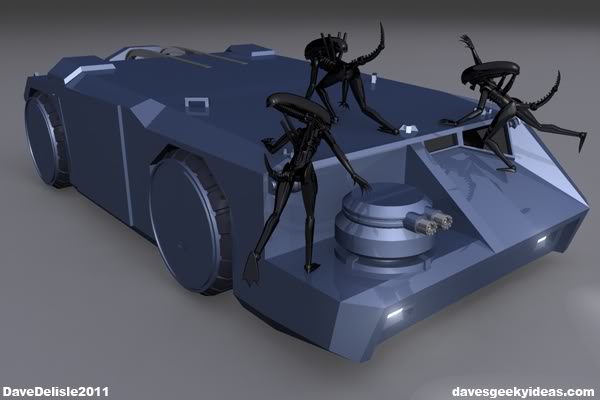 Aliens APC Tank davesgeekyideas.com Action Figures Design Concept Idea