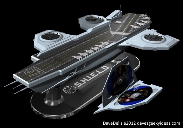 Helicarrier Box Set Toy Avengers 2012 davesgeekyideas.com 