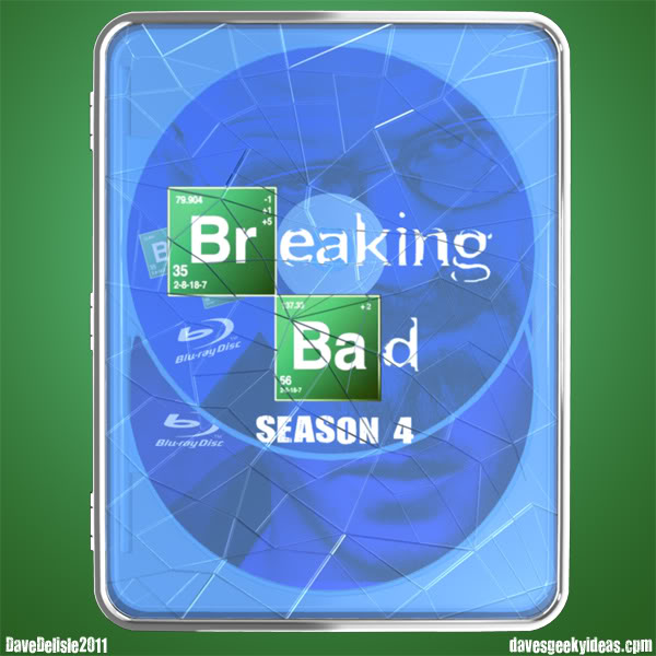 Breaking Bad Blu-Ray COllector's Tin Steelbook Case 2011 DVD BD AMC davesgeekyideas.com Walter White Jesse Pinkman