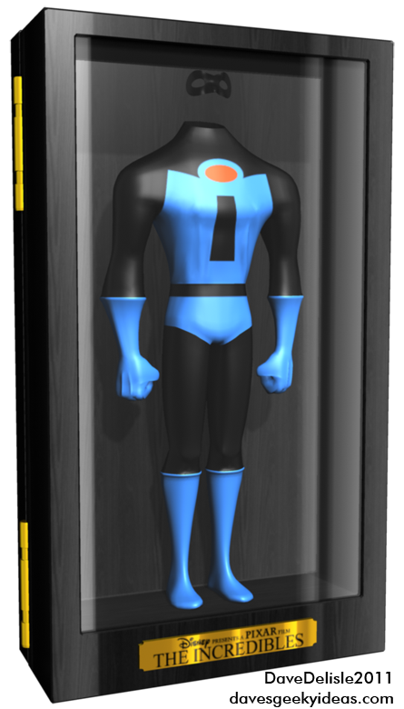 Incredibles Blu-Ray BD Disney Pixar 2011 DVD Concept Design Idea